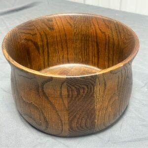 U1 Heirloom Oak by Didware model 1615W Antique Oak Nut Bowl 7.5”x4.5”